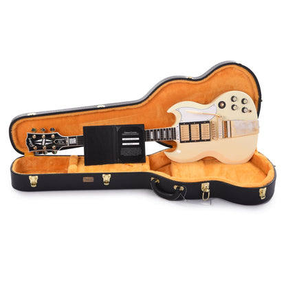 Gibson Custom Shop 1963 Les Paul SG Custom Reissue w/Maestro Classic White VOS Electric Guitars / Solid Body