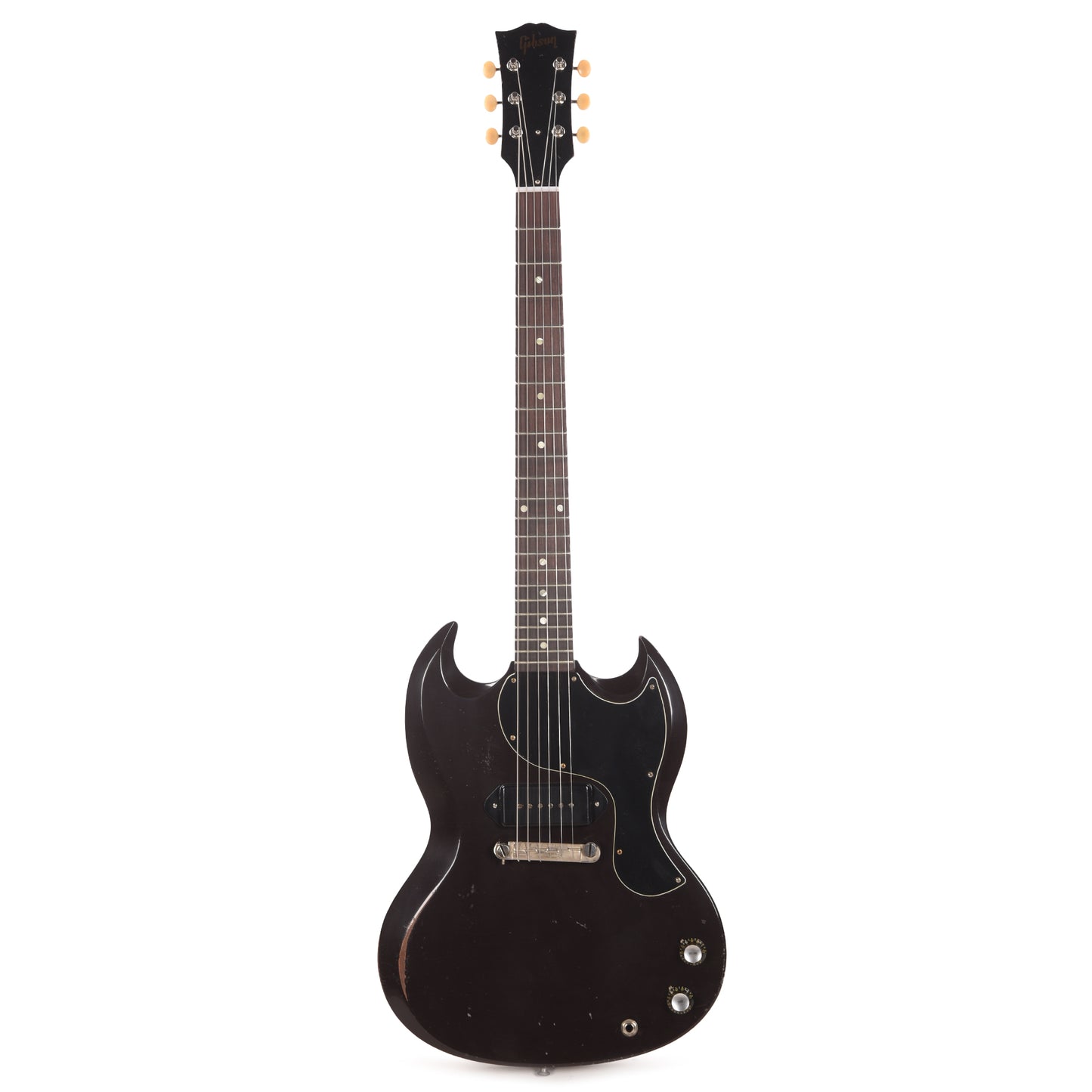 Gibson Custom Shop 1963 SG Junior Oxblood Murphy Lab Heavy Aged w/Lightning Bar Electric Guitars / Solid Body