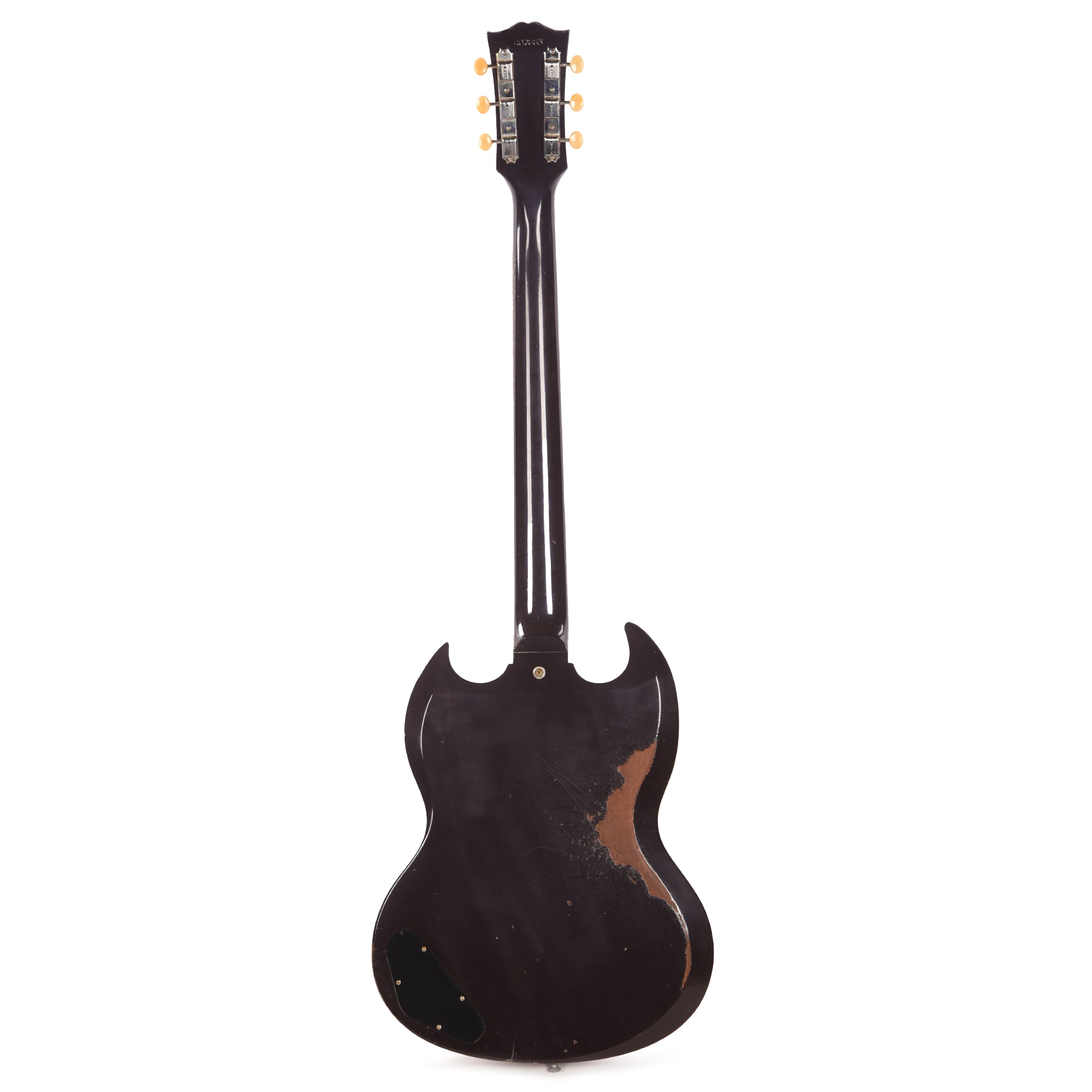 Gibson Custom Shop 1963 SG Junior Oxblood Murphy Lab Heavy Aged w/Lightning Bar Electric Guitars / Solid Body