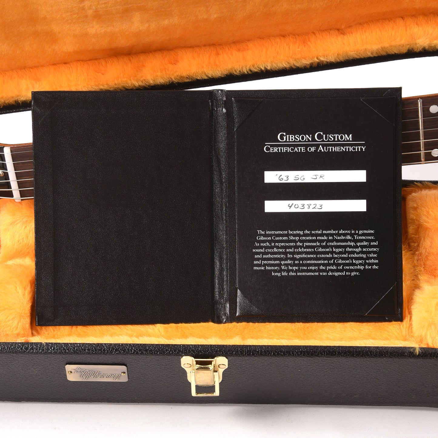Gibson Custom Shop 1963 SG Junior Reissue Antique Pewter Sparkle VOS Electric Guitars / Solid Body