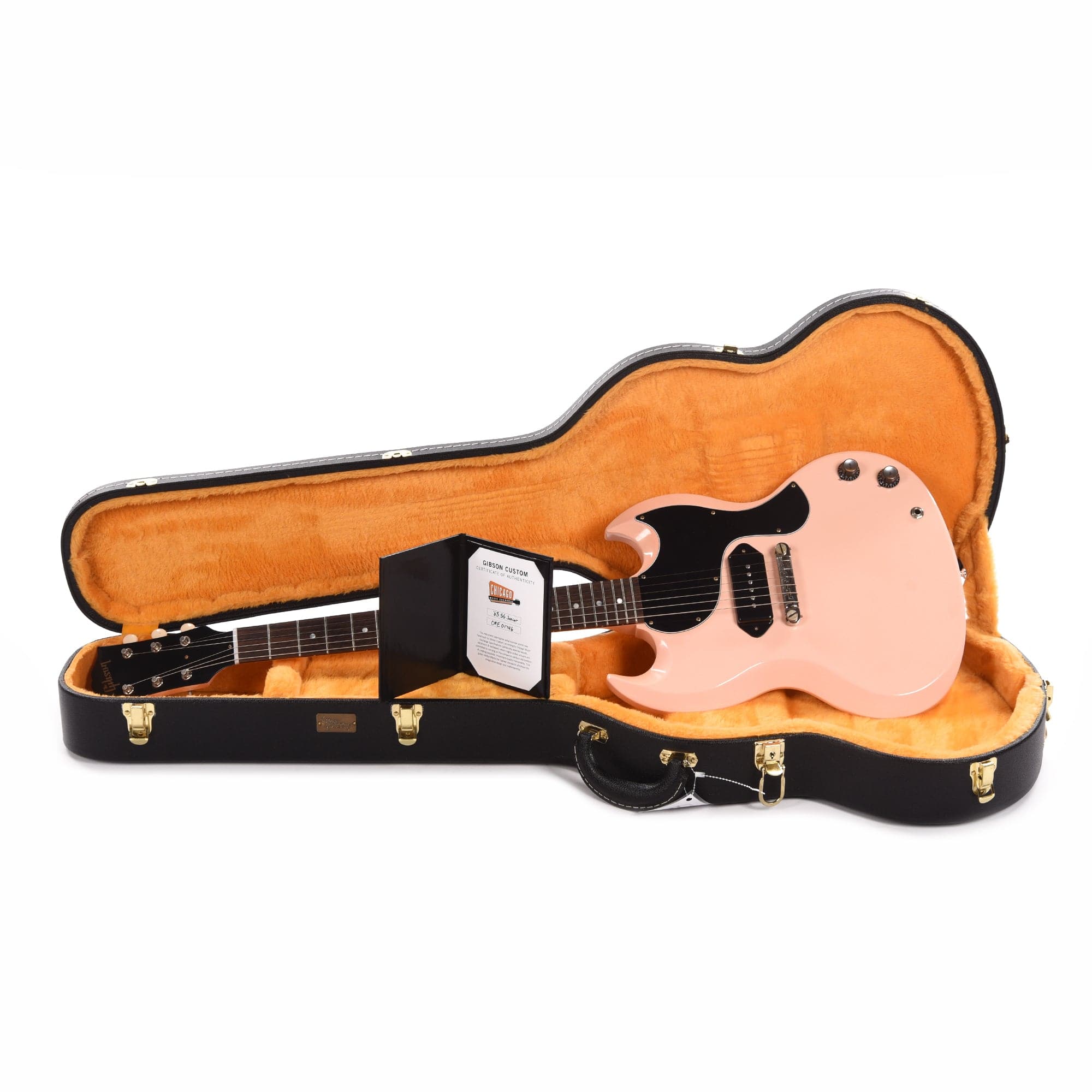 Gibson Custom Shop 1963 SG Junior Reissue Antique Shell Pink VOS Electric Guitars / Solid Body