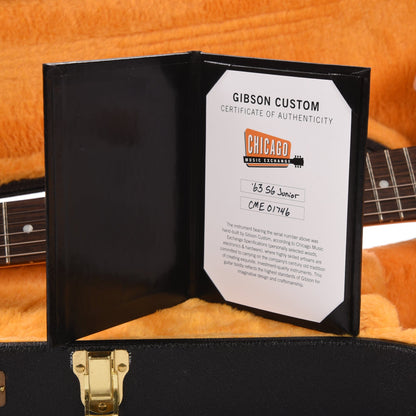 Gibson Custom Shop 1963 SG Junior Reissue Antique Shell Pink VOS Electric Guitars / Solid Body