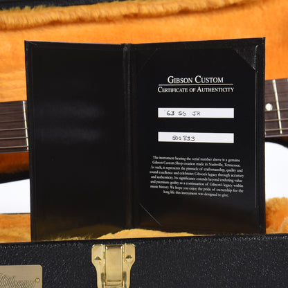 Gibson Custom Shop 1963 SG Junior TV Heather Poly VOS Electric Guitars / Solid Body