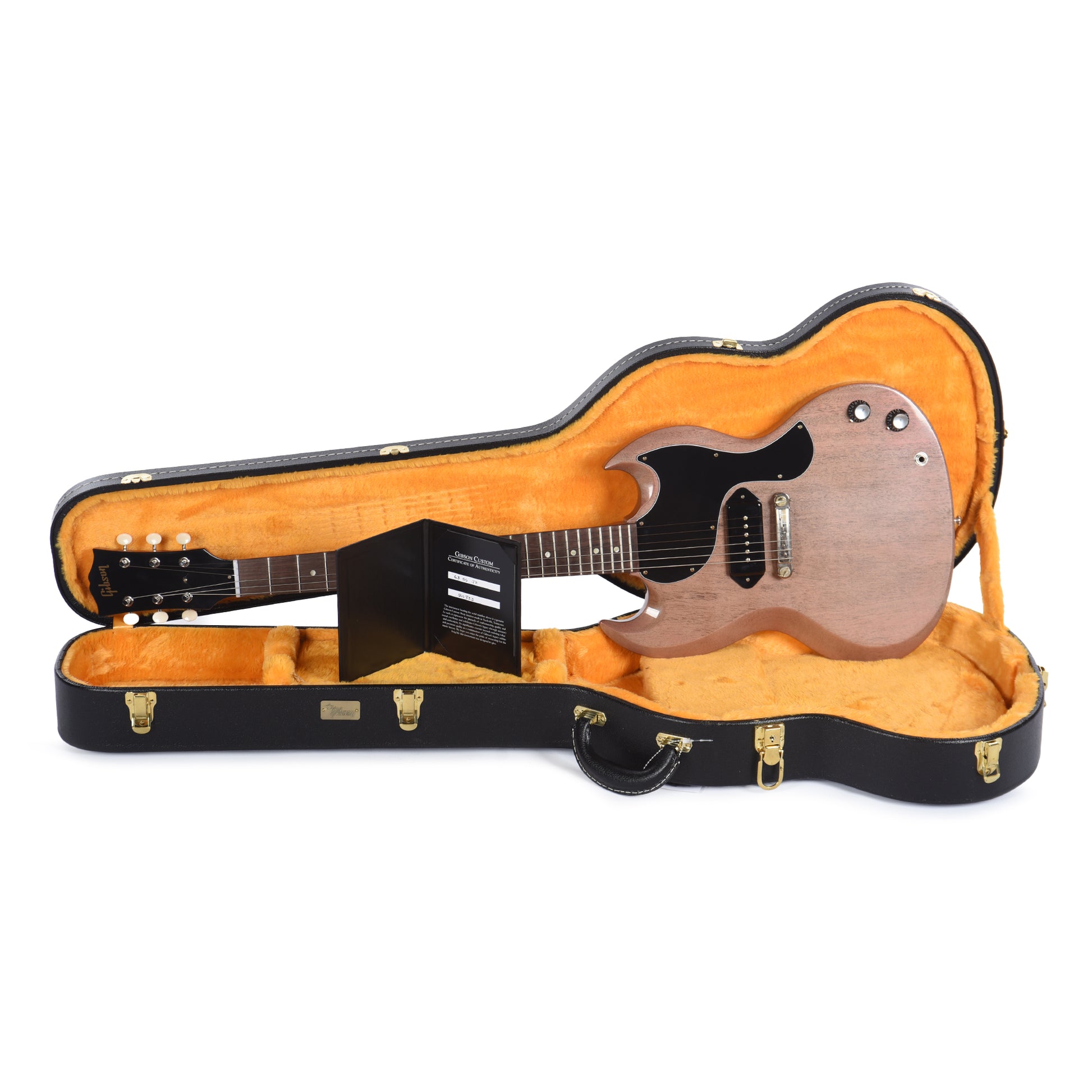 Gibson Custom Shop 1963 SG Junior TV Heather Poly VOS Electric Guitars / Solid Body