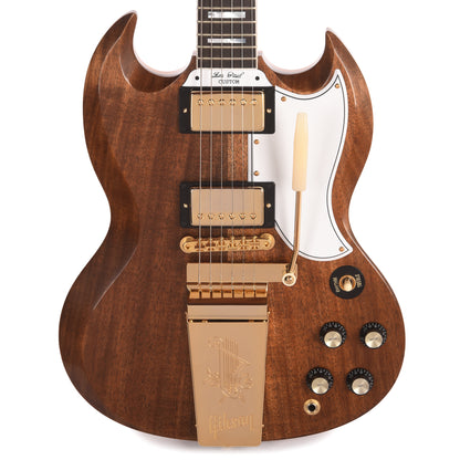 Gibson Custom Shop 1963 SG Les Paul Custom "CME Spec" Koa Natural VOS w/Gold Hardware & Maestro Vibrola Electric Guitars / Solid Body