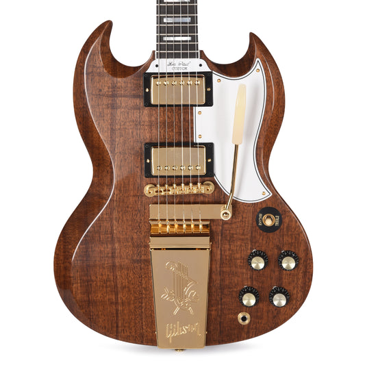 Gibson Custom Shop 1963 SG Les Paul Custom "CME Spec" Koa Natural VOS w/Gold Hardware & Maestro Vibrola Electric Guitars / Solid Body