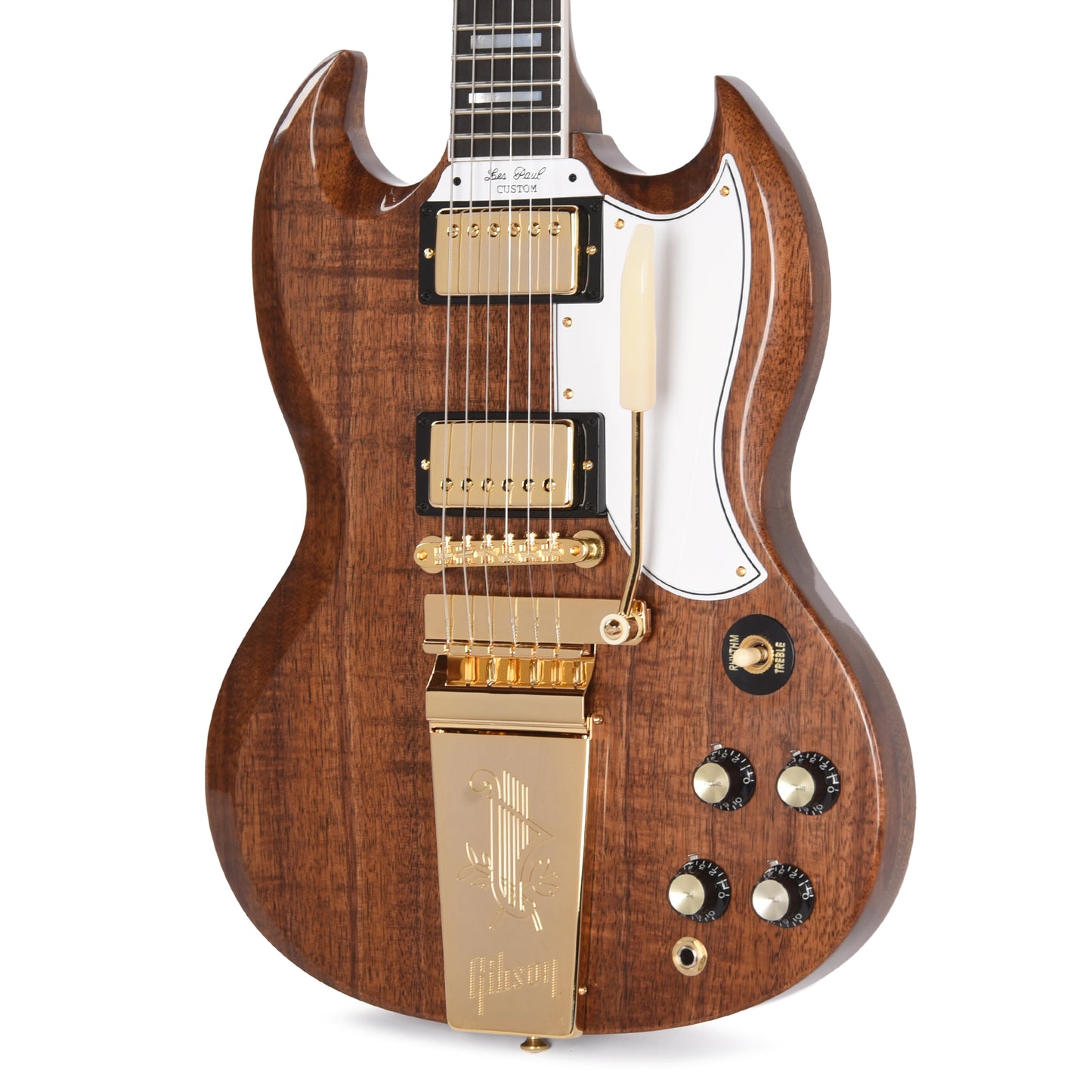 Gibson Custom Shop 1963 SG Les Paul Custom "CME Spec" Koa Natural VOS w/Gold Hardware & Maestro Vibrola Electric Guitars / Solid Body