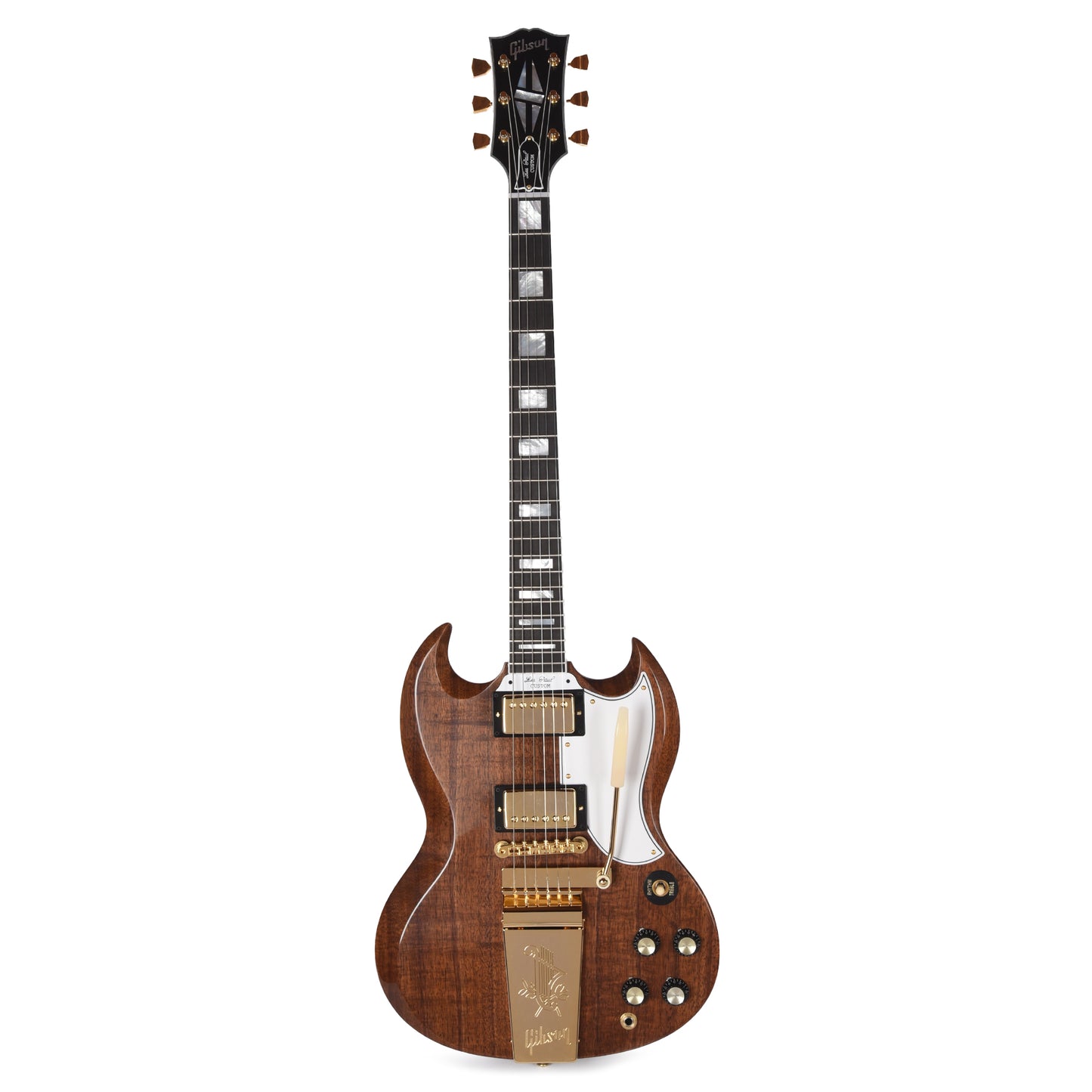 Gibson Custom Shop 1963 SG Les Paul Custom "CME Spec" Koa Natural VOS w/Gold Hardware & Maestro Vibrola Electric Guitars / Solid Body
