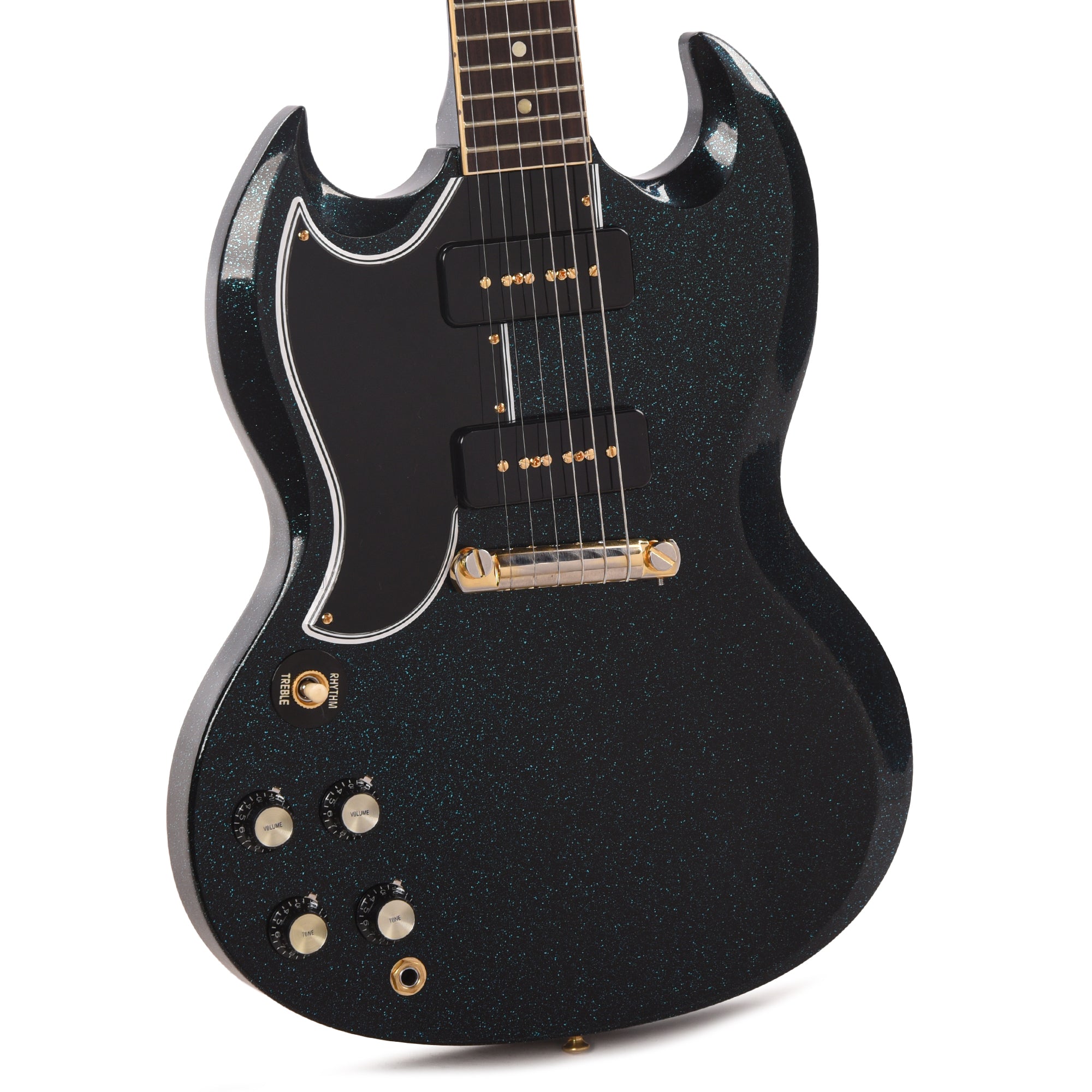 Gibson Custom Shop 1963 SG Special LEFTY Antique Brunswick Blue Sparkle VOS w/Lightning Bar Electric Guitars / Solid Body