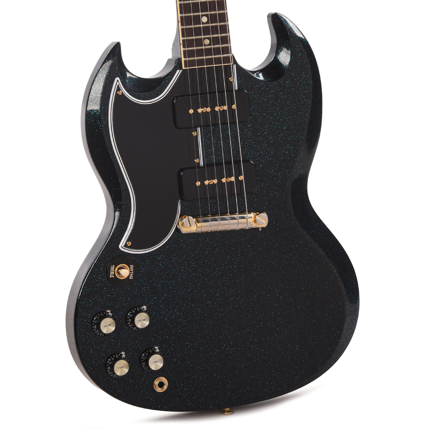 Gibson Custom Shop 1963 SG Special LEFTY Antique Brunswick Blue Sparkle VOS w/Lightning Bar Electric Guitars / Solid Body
