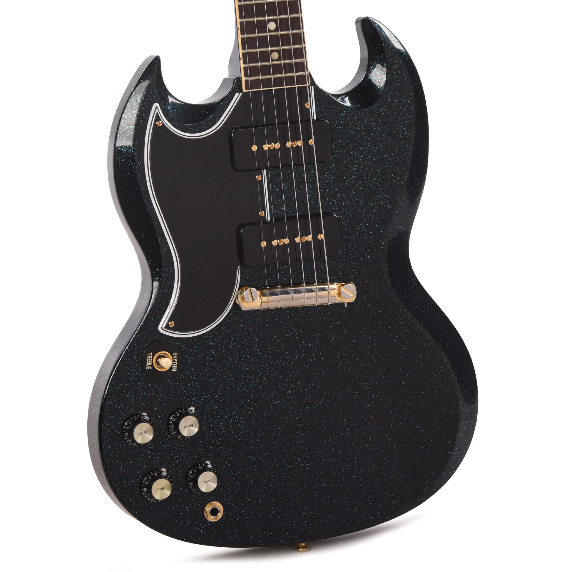 Gibson Custom Shop 1963 SG Special LEFTY Antique Brunswick Blue Sparkle VOS w/Lightning Bar Electric Guitars / Solid Body