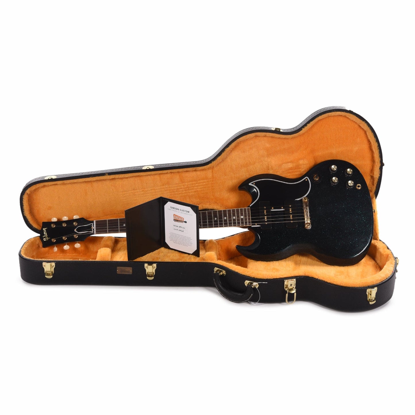 Gibson Custom Shop 1963 SG Special Reissue Antique Brunswick Blue Sparkle VOS Electric Guitars / Solid Body