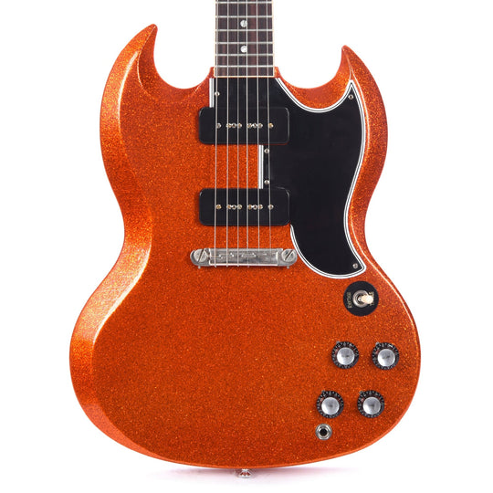 Gibson Custom Shop 1963 SG Special Reissue Antique Navelina Gold Sparkle Murphy Lab Ultra Light Aged Electric Guitars / Solid Body