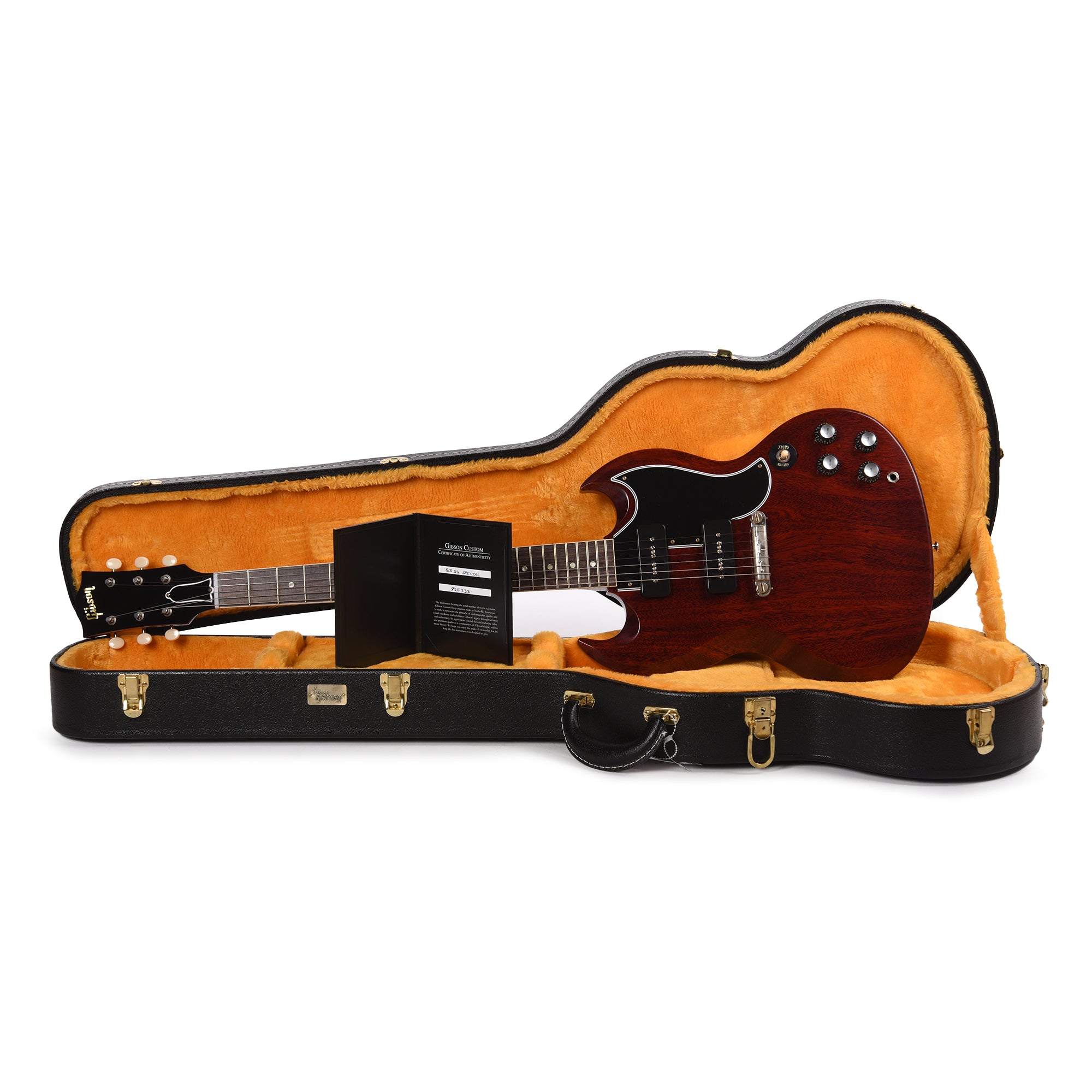 Gibson Custom Shop 1963 SG Special Reissue Lightning Bar Cherry Red VOS Electric Guitars / Solid Body