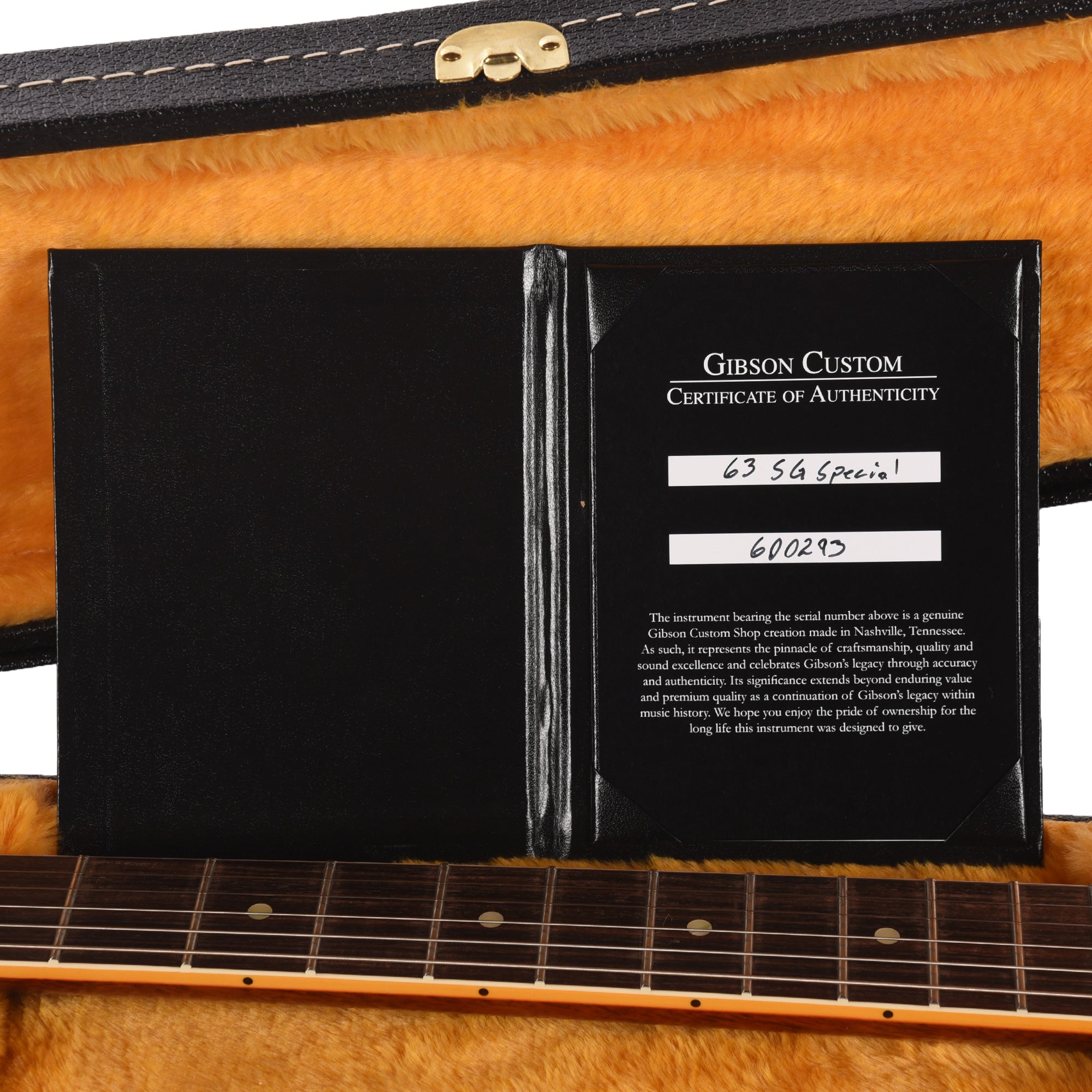 Gibson Custom Shop 1963 SG Special Reissue Lightning Bar Cherry Red VOS Electric Guitars / Solid Body