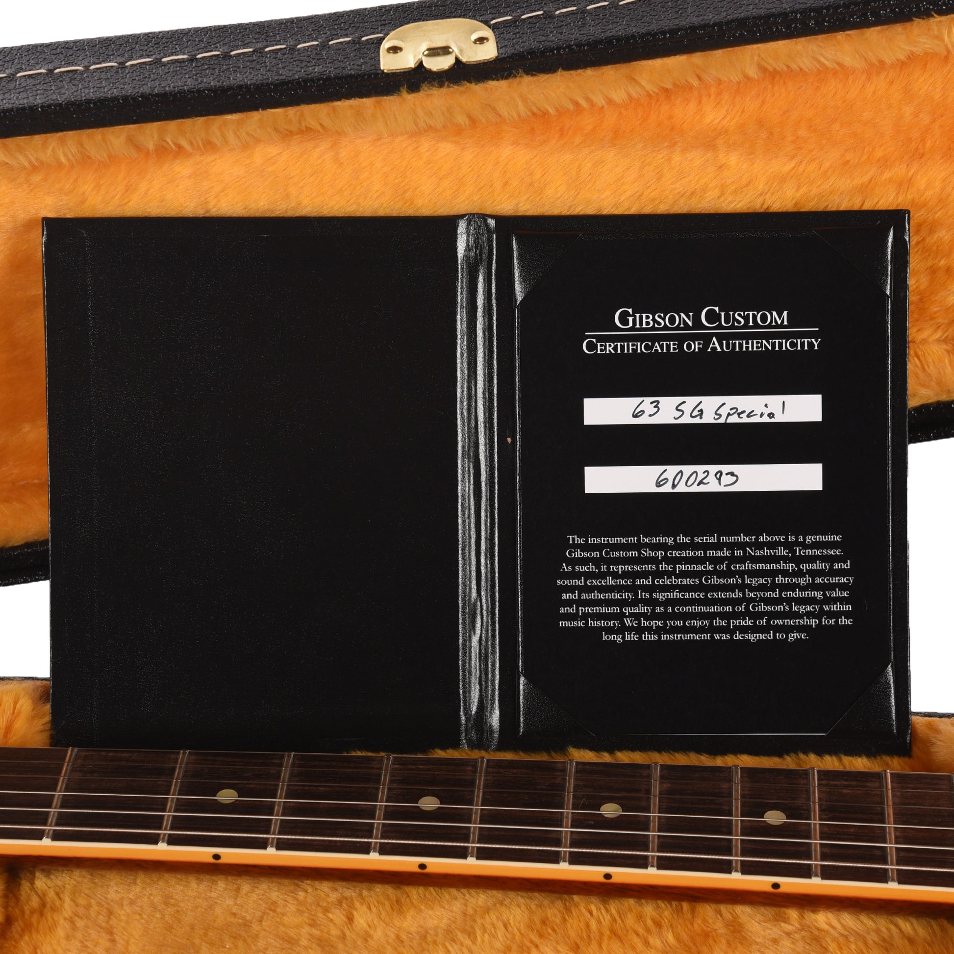 Gibson Custom Shop 1963 SG Special Reissue Lightning Bar Cherry Red VOS Electric Guitars / Solid Body