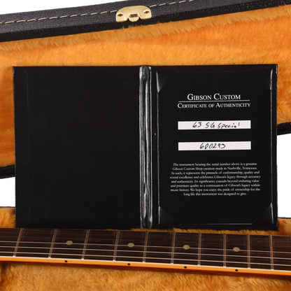 Gibson Custom Shop 1963 SG Special Reissue Lightning Bar Cherry Red VOS Electric Guitars / Solid Body