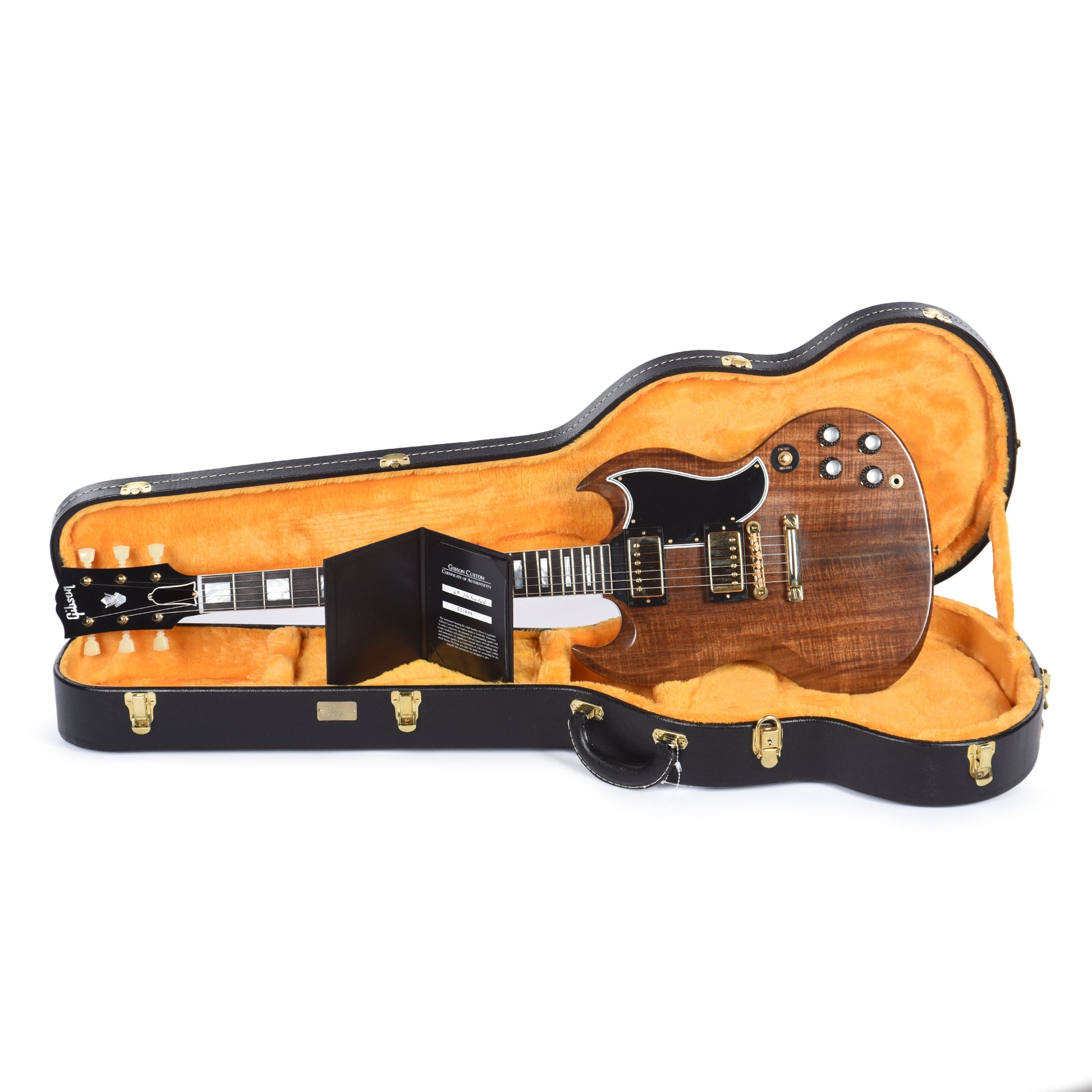 Gibson Custom Shop 1964 SG Standard "CME Spec" Koa Natural VOS w/Stopbar Electric Guitars / Solid Body