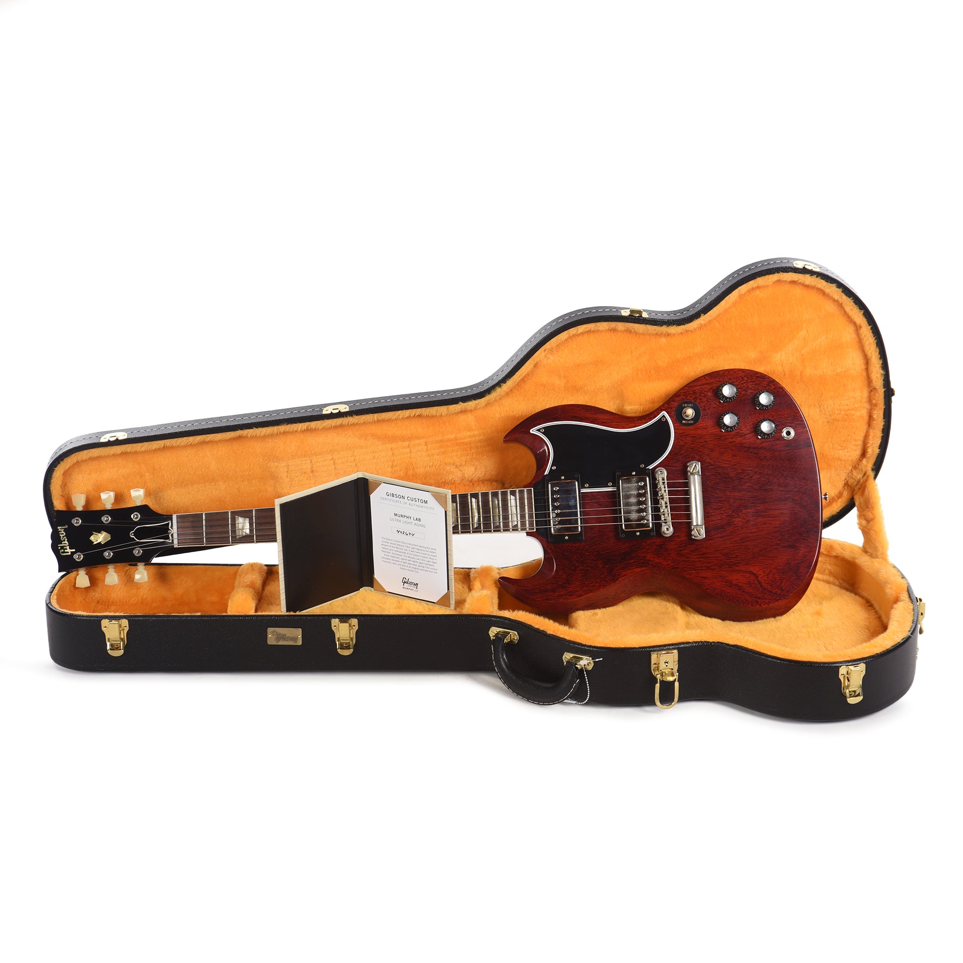Gibson Custom Shop 1964 SG Standard "CME Spec" True Historic Red Aniline Dye Murphy Lab Ultra Light Aged Electric Guitars / Solid Body