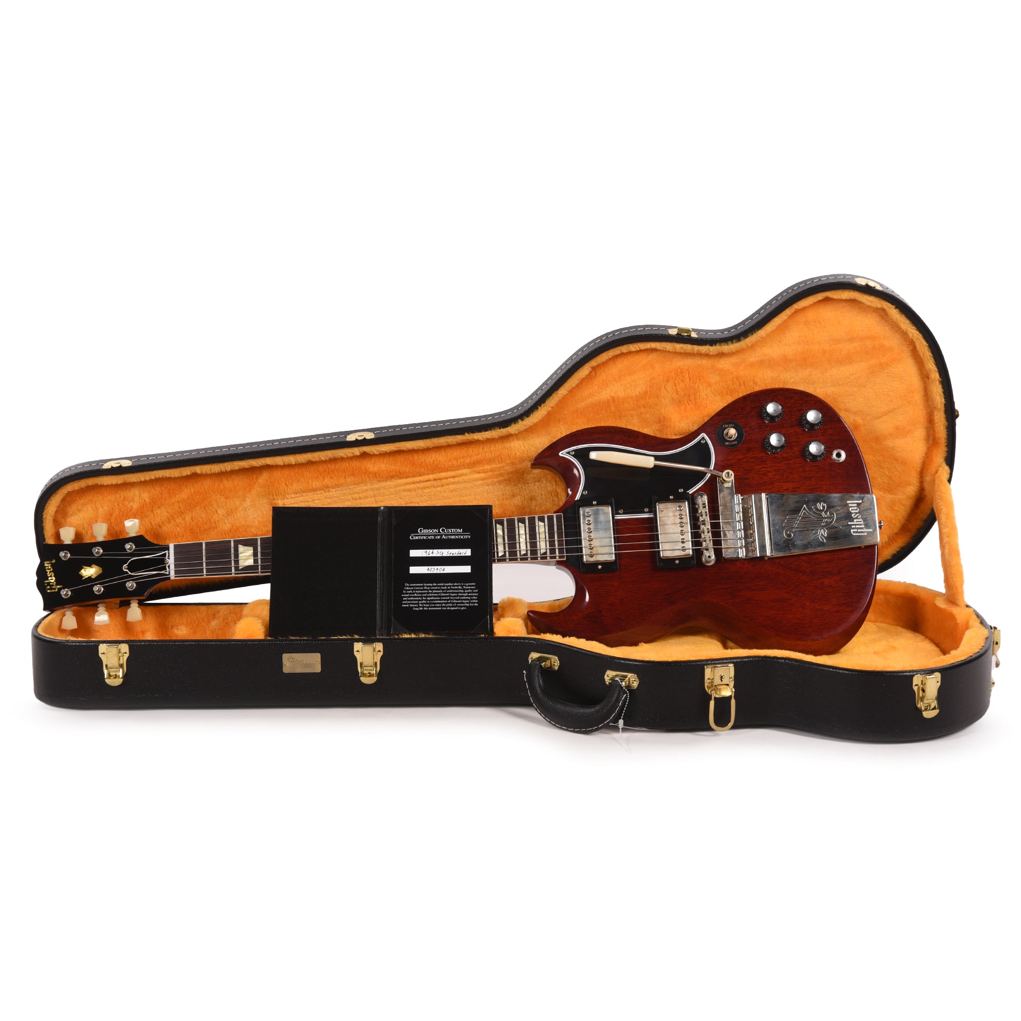 Gibson Custom Shop 1964 SG Standard Reissue Cherry Red VOS w/Maestro Vibrola Electric Guitars / Solid Body