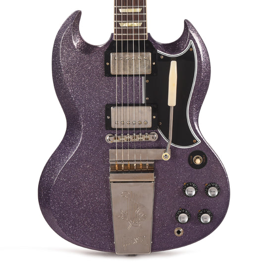 Gibson Custom Shop 1964 SG Standard Reissue "CME Spec" Antique Purple Sparkle Murphy Lab Ultra Light Aged w/Maestro Vibrola Electric Guitars / Solid Body