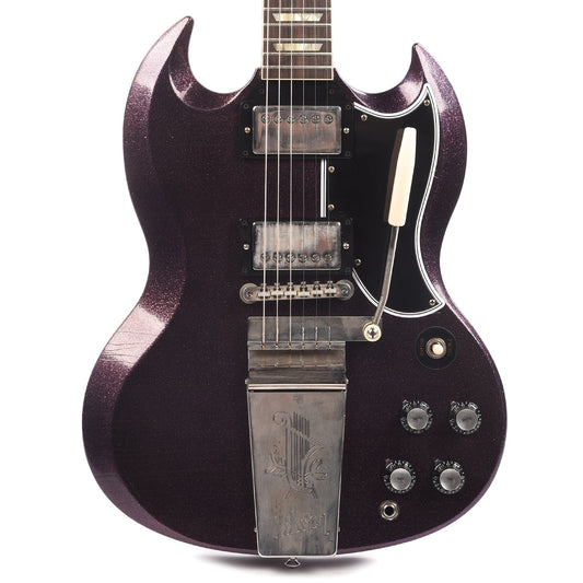 Gibson Custom Shop 1964 SG Standard Reissue "CME Spec" Antique Purple Sparkle Murphy Lab Ultra Light Aged w/Maestro Vibrola Electric Guitars / Solid Body