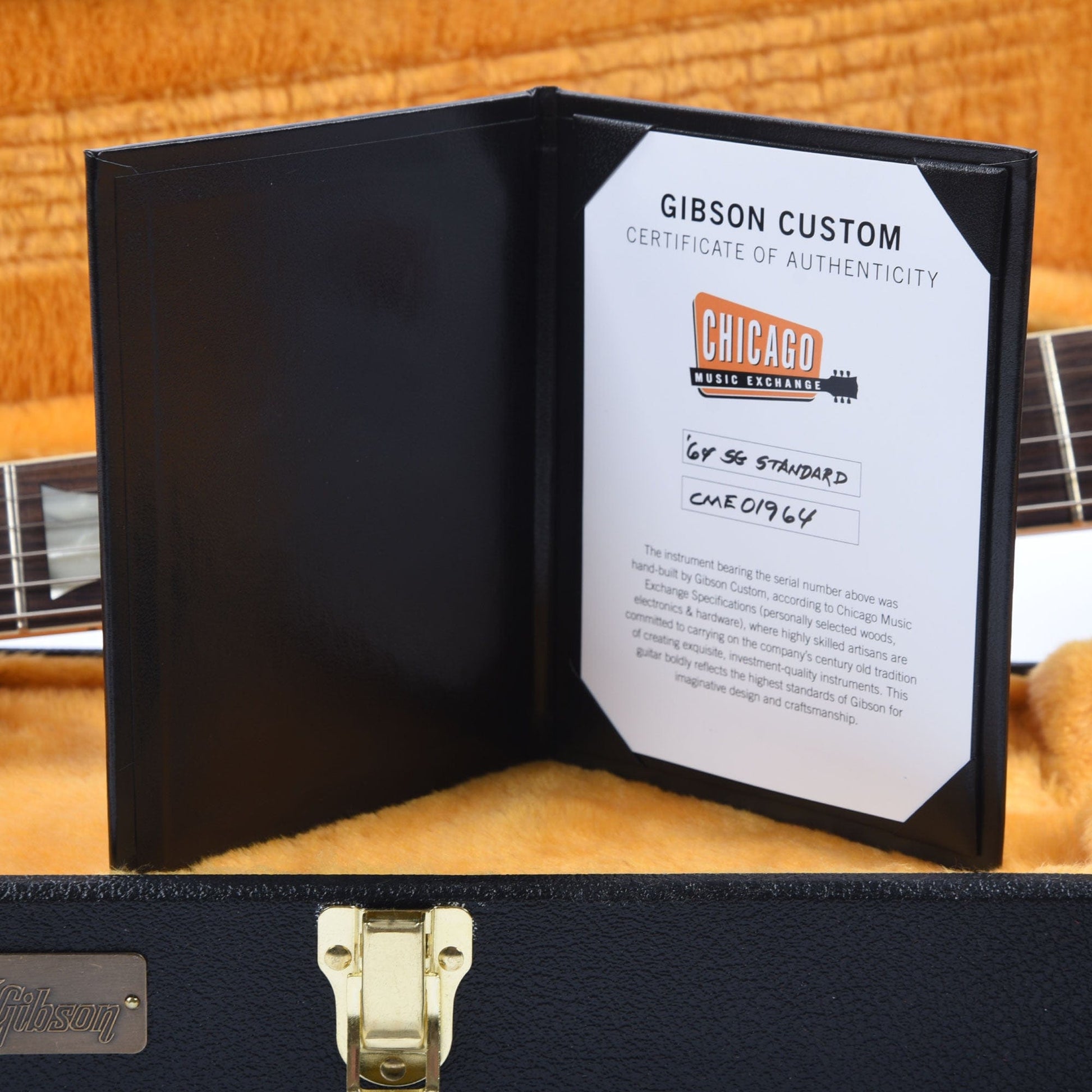 Gibson Custom Shop 1964 SG Standard Reissue "CME Spec" Heavy Antique Heather Poly VOS w/Maestro Vibrola (Serial #CME01964) Electric Guitars / Solid Body