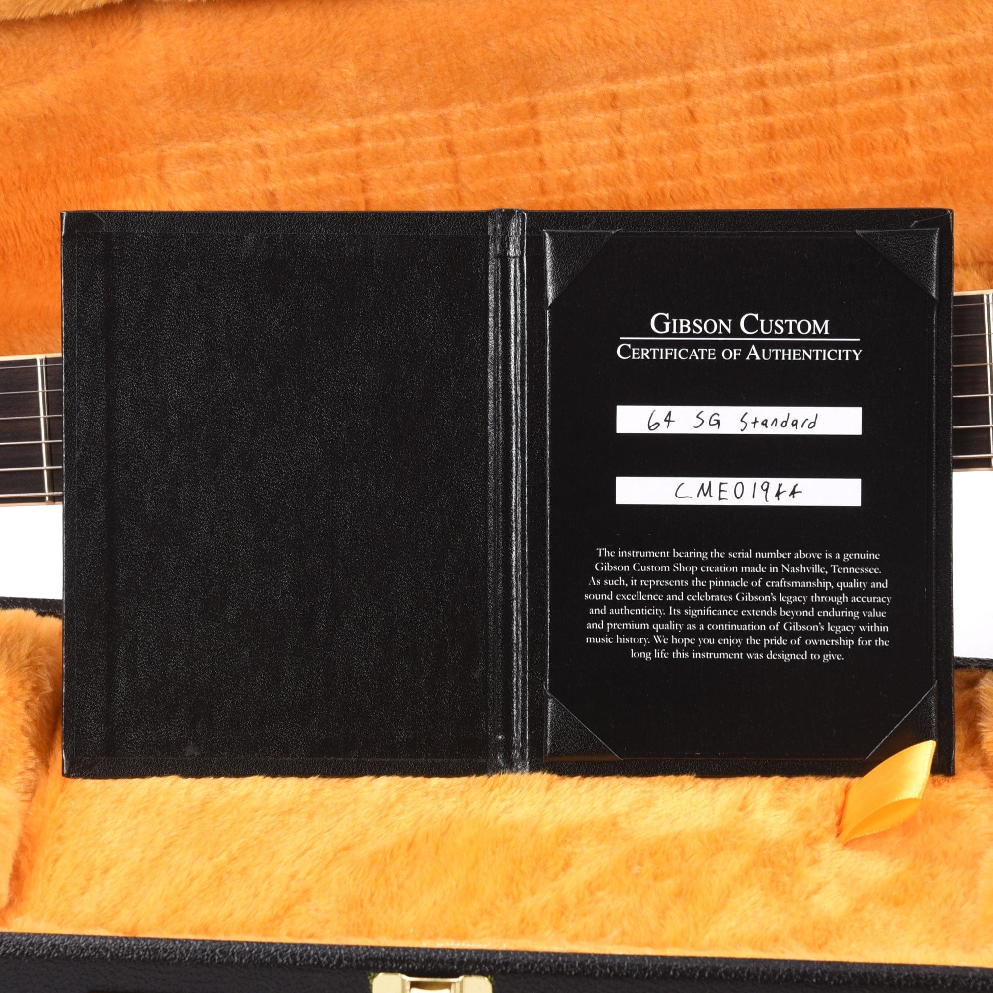 Gibson Custom Shop 1964 SG Standard Reissue 