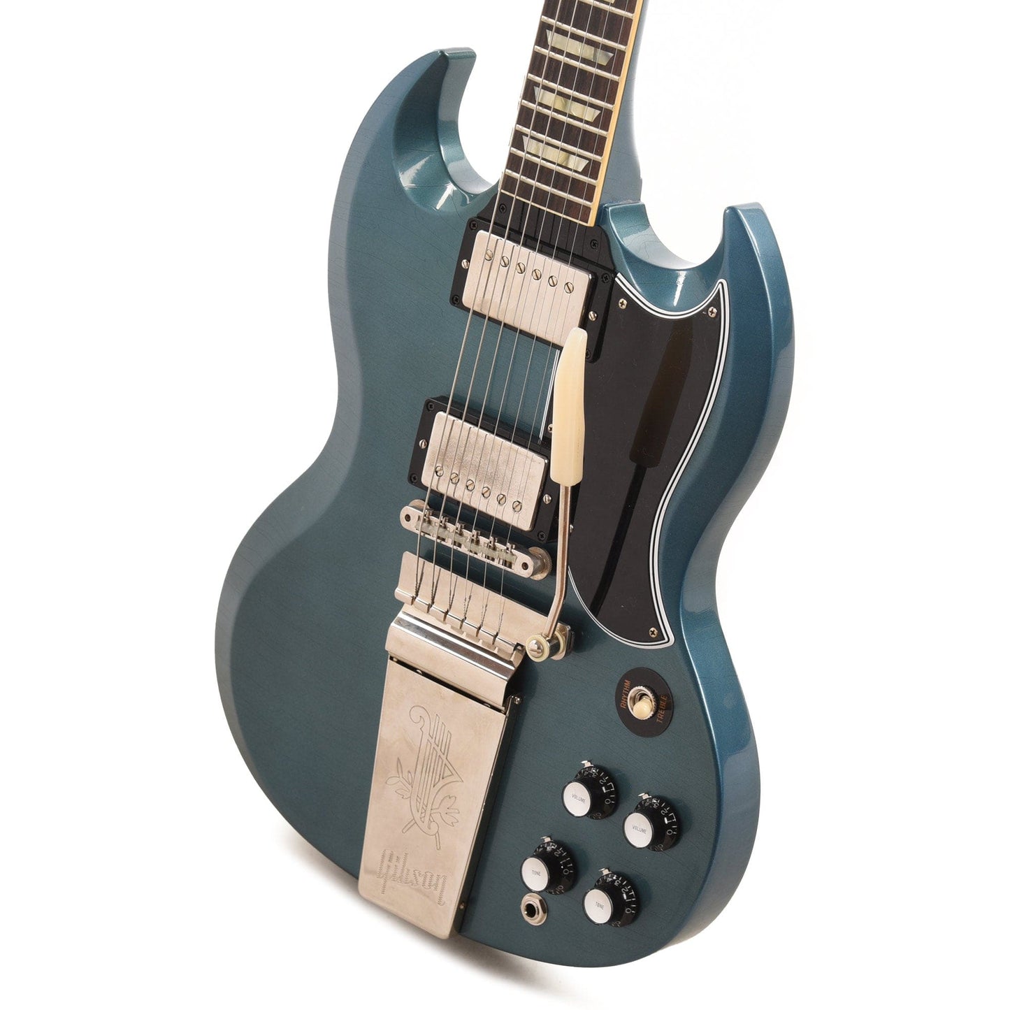 Gibson Custom Shop 1964 SG Standard Reissue "CME Spec" Heavy Antique Pelham Blue Murphy Lab Ultra Light Aged w/Maestro Vibrola Electric Guitars / Solid Body