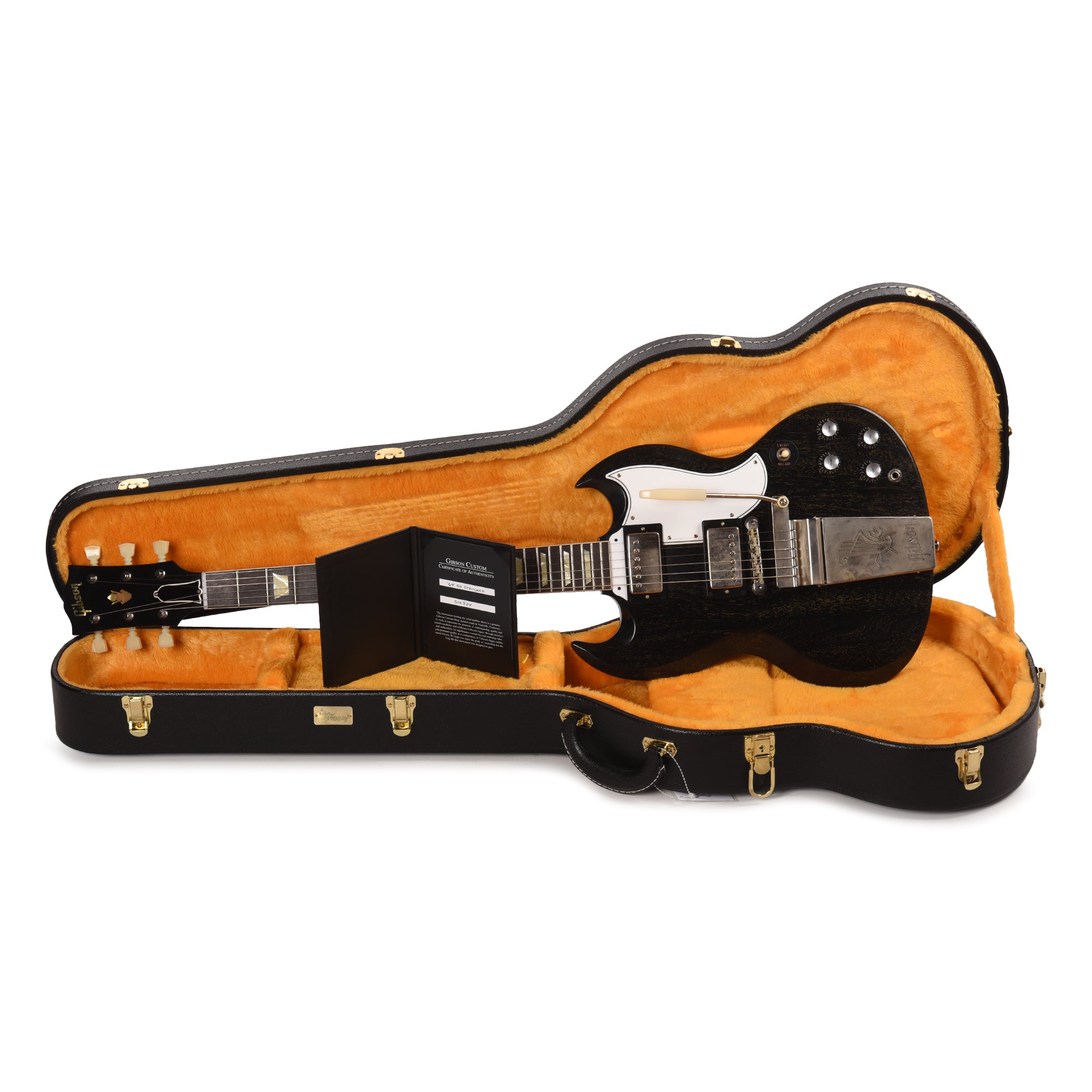 Gibson Custom Shop 1964 SG Standard Silver Fox VOS w/Maestro