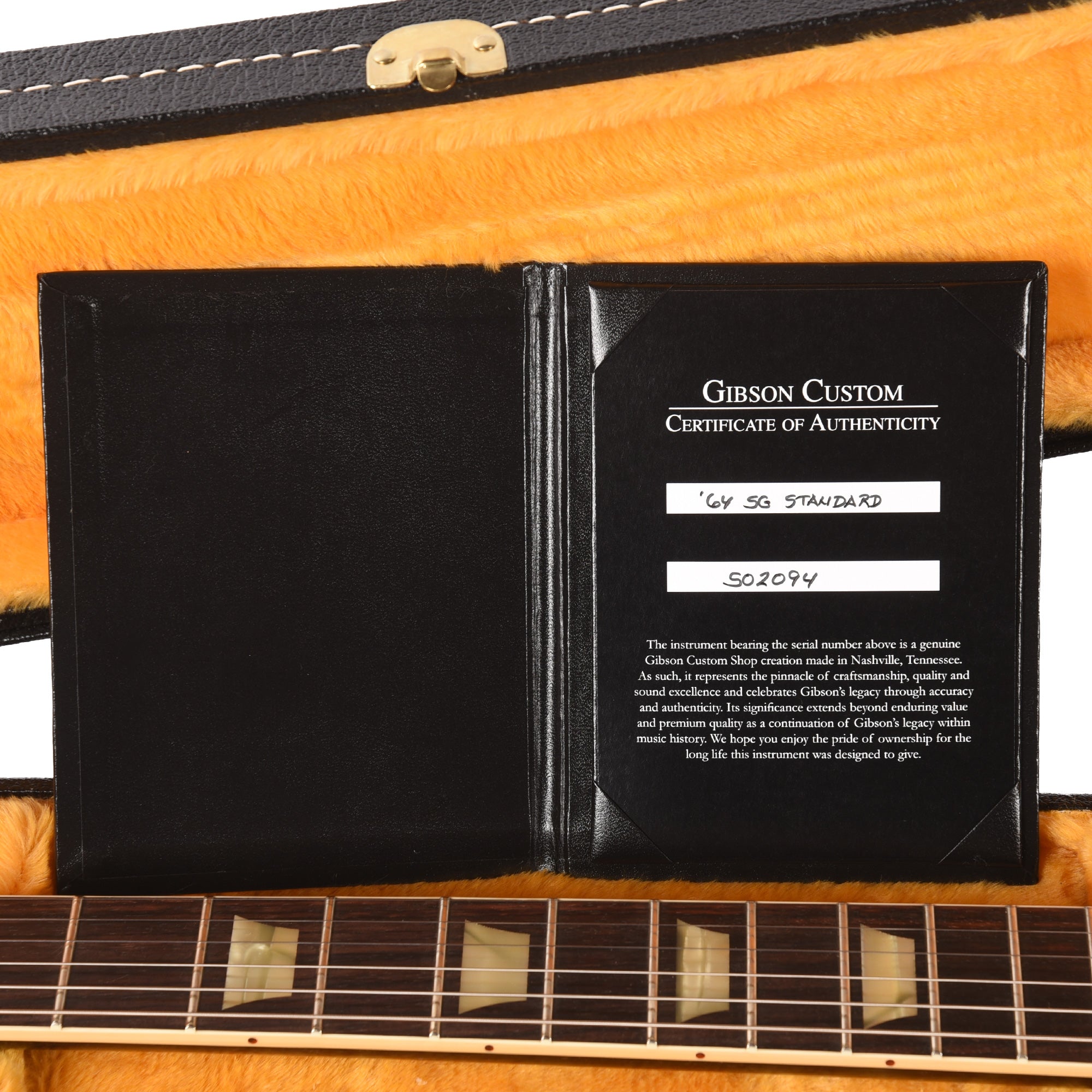 Gibson Custom Shop 1964 SG Standard Silver Fox VOS w/Maestro Electric Guitars / Solid Body