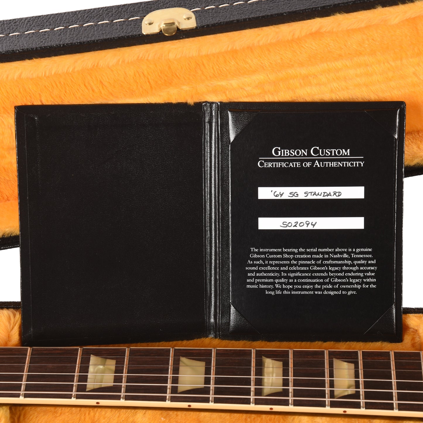 Gibson Custom Shop 1964 SG Standard Silver Fox VOS w/Maestro Electric Guitars / Solid Body