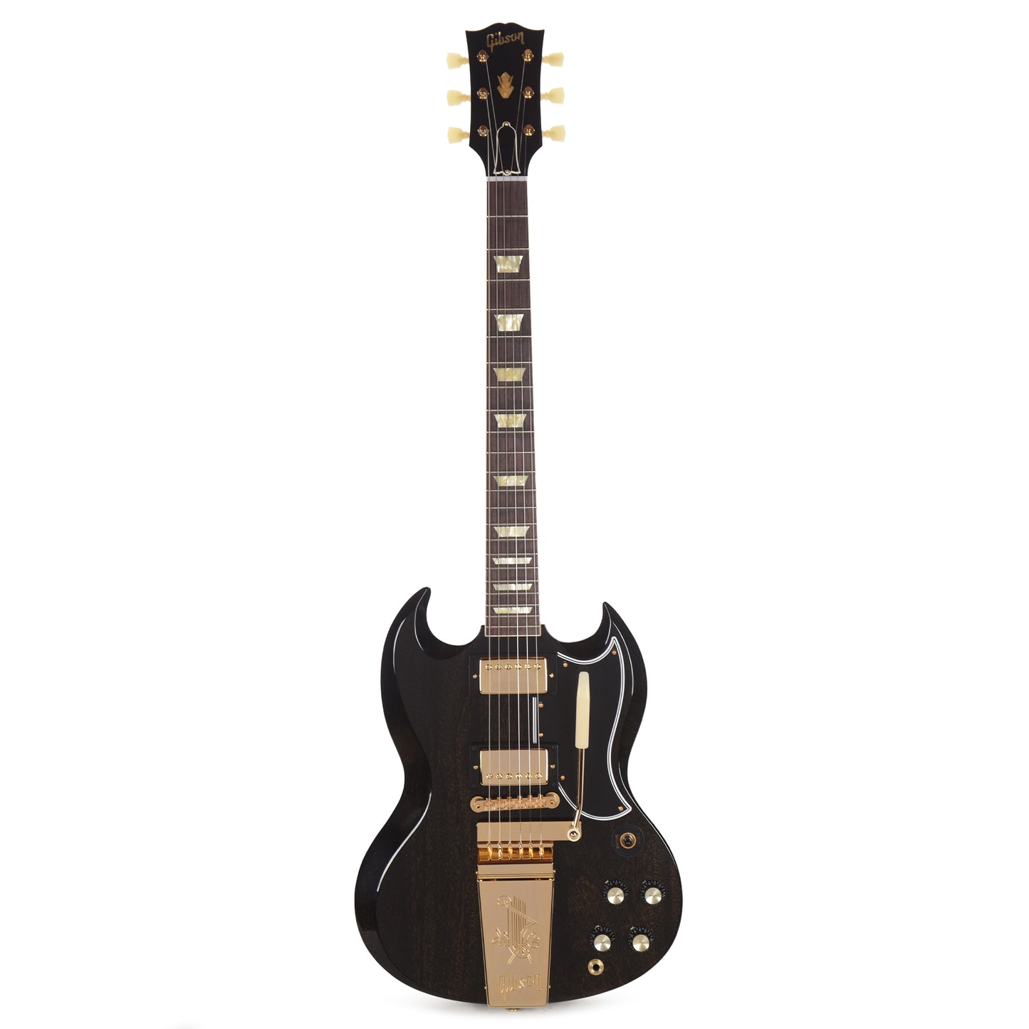 Gibson Custom Shop 1964 SG Standard TV Black & Gold Gloss w/Maestro Electric Guitars / Solid Body