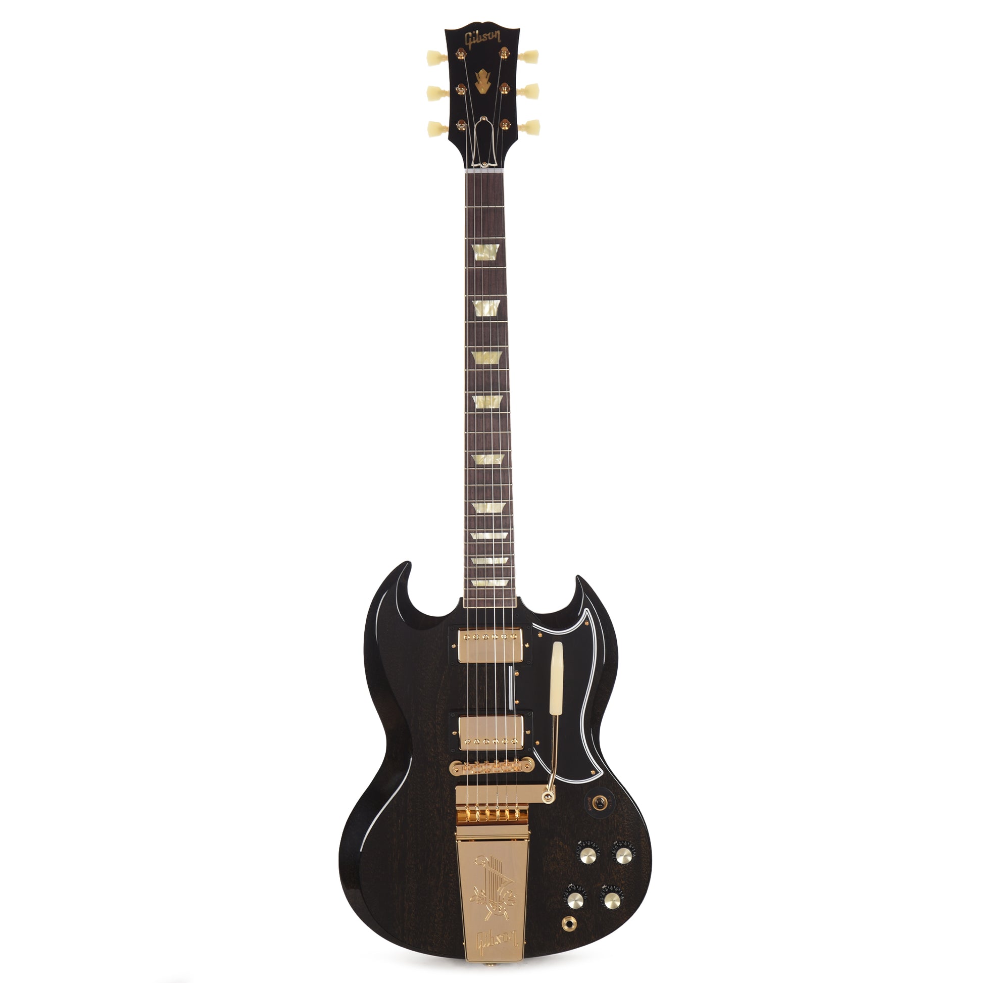 Gibson Custom Shop 1964 SG Standard TV Black & Gold Gloss w/Maestro Electric Guitars / Solid Body