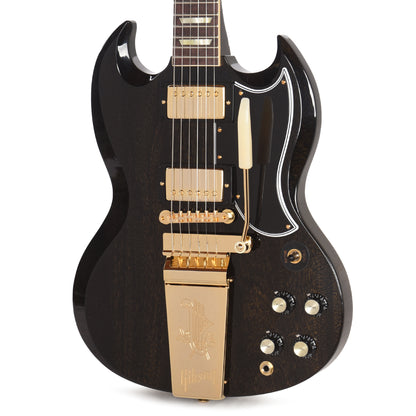 Gibson Custom Shop 1964 SG Standard TV Black & Gold Gloss w/Maestro Electric Guitars / Solid Body