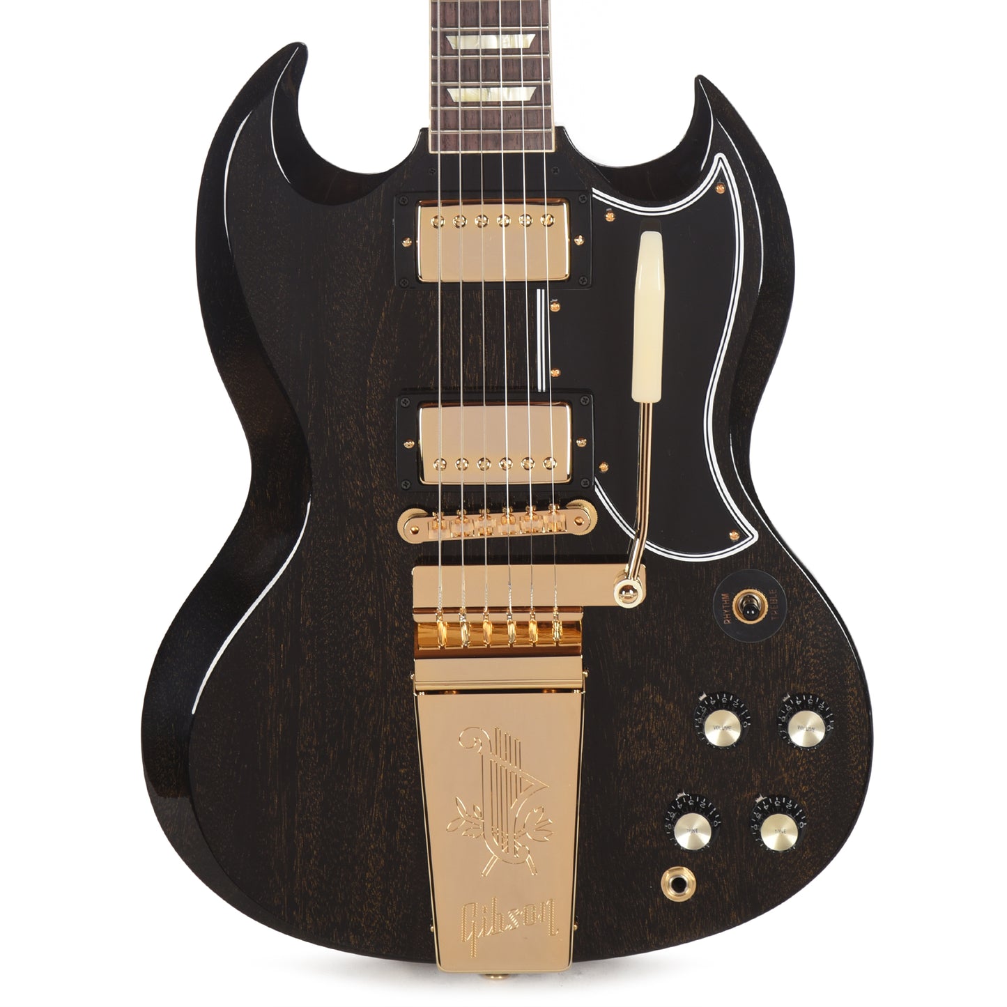Gibson Custom Shop 1964 SG Standard TV Black & Gold Gloss w/Maestro Electric Guitars / Solid Body