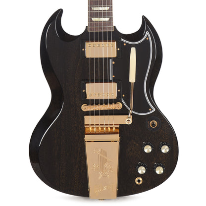Gibson Custom Shop 1964 SG Standard TV Black & Gold Gloss w/Maestro Electric Guitars / Solid Body