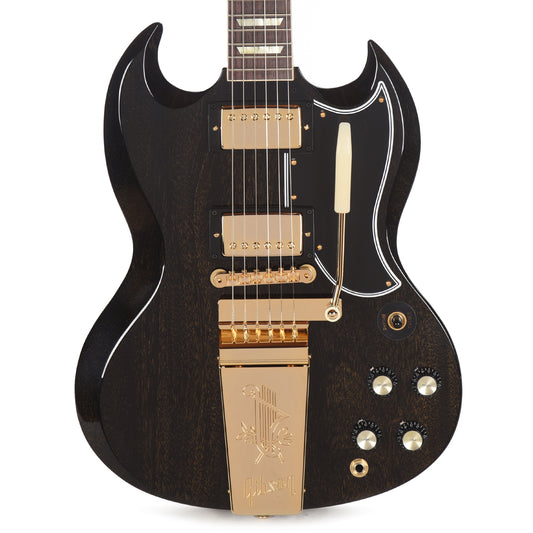 Gibson Custom Shop 1964 SG Standard TV Black & Gold Gloss w/Maestro Electric Guitars / Solid Body
