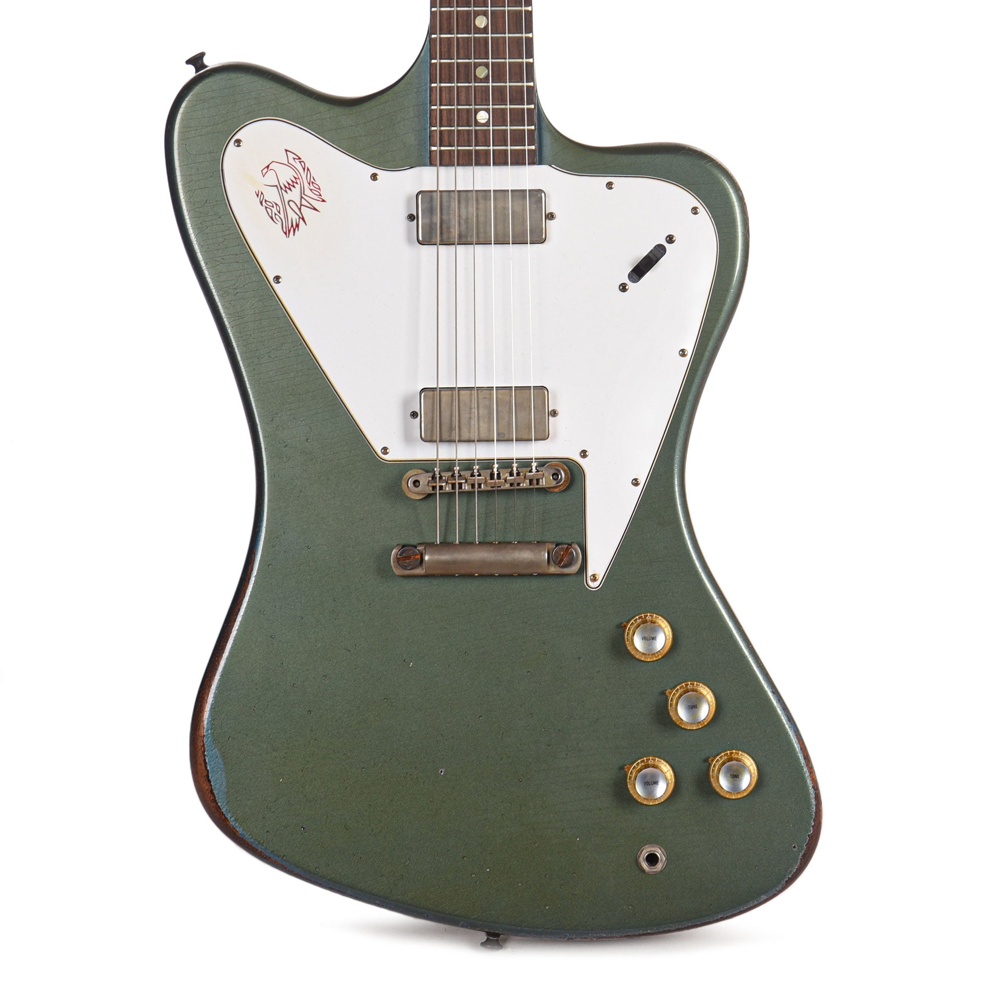 Gibson Custom Shop 1965 Non-Reverse Firebird Pelham Blue Murphy Lab Ultra Heavy Aged w/Stop Bar Electric Guitars / Solid Body