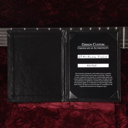Gibson Custom Shop 1965 Non-Reverse Firebird V Silvermist Poly VOS w/Maestro Electric Guitars / Solid Body