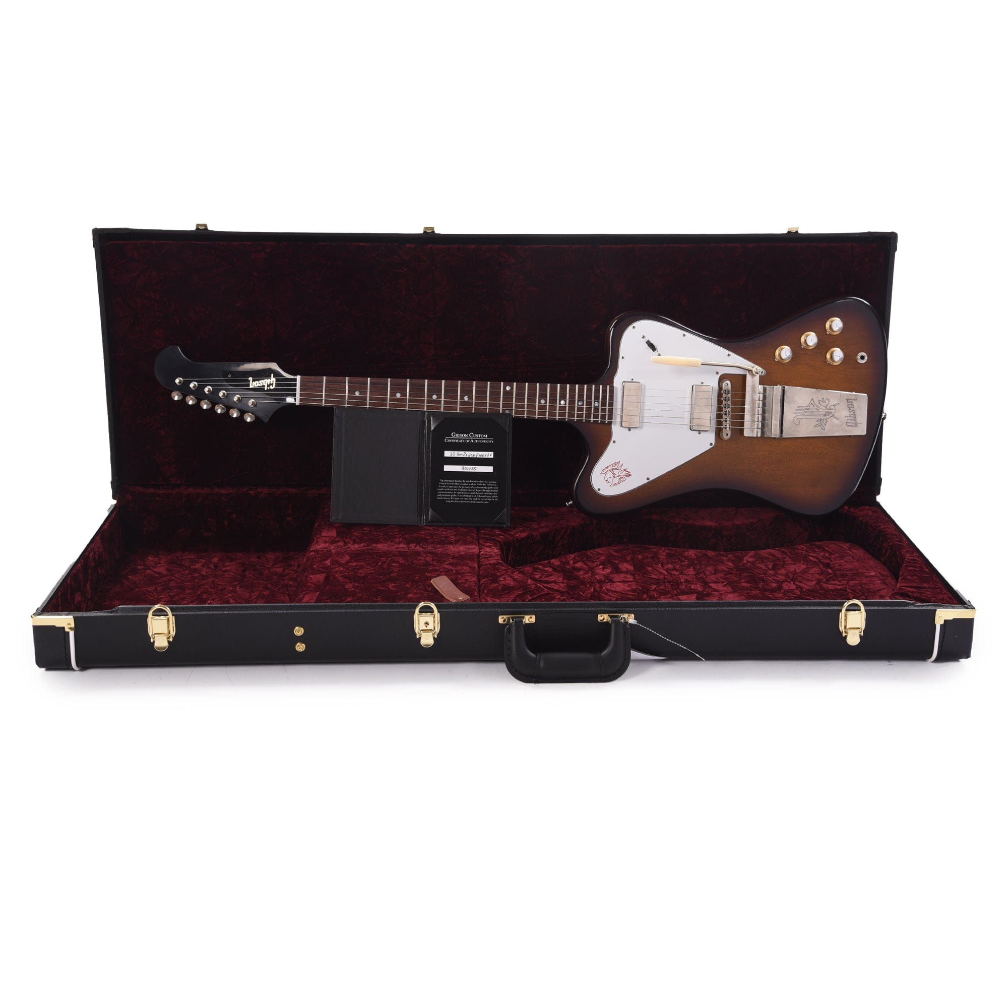 Gibson Custom Shop 1965 Non-Reverse Firebird V Vintage Sunburst VOS w ...