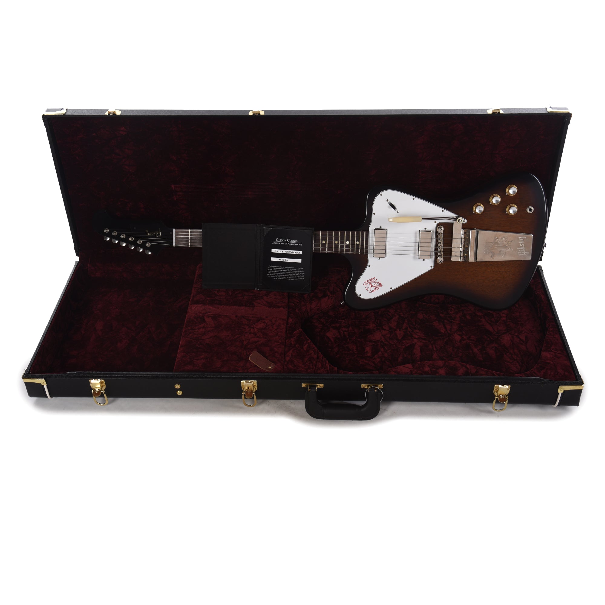 Gibson Custom Shop 1965 Non-Reverse Firebird V Vintage Sunburst VOS w/Maestro Vibrola Electric Guitars / Solid Body