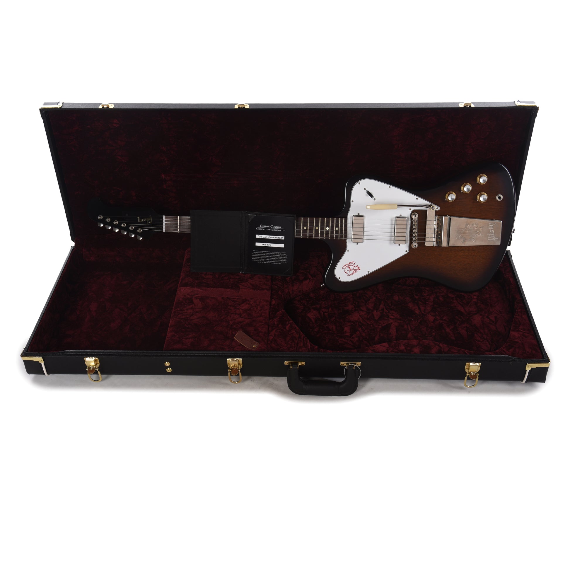 Gibson Custom Shop 1965 Non-Reverse Firebird V Vintage Sunburst VOS w/Maestro Vibrola Electric Guitars / Solid Body