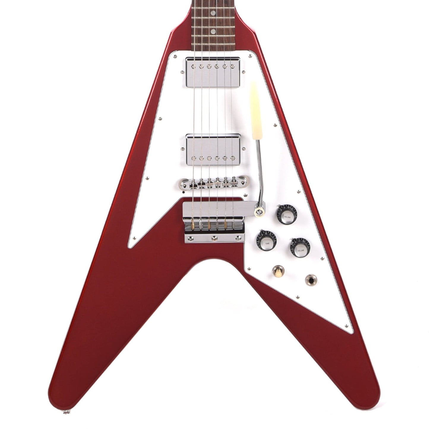 Gibson Custom Shop 1967 Mahogany Flying V Reissue Gloss Red w/Maestro Vibrola Electric Guitars / Solid Body