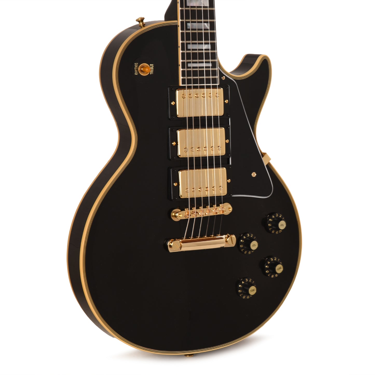 Gibson Custom Shop 1968 Les Paul Custom 3-Pickup "CME Spec" Ebony VOS w/Chambered Body & Custom "S" Buckers Electric Guitars / Solid Body