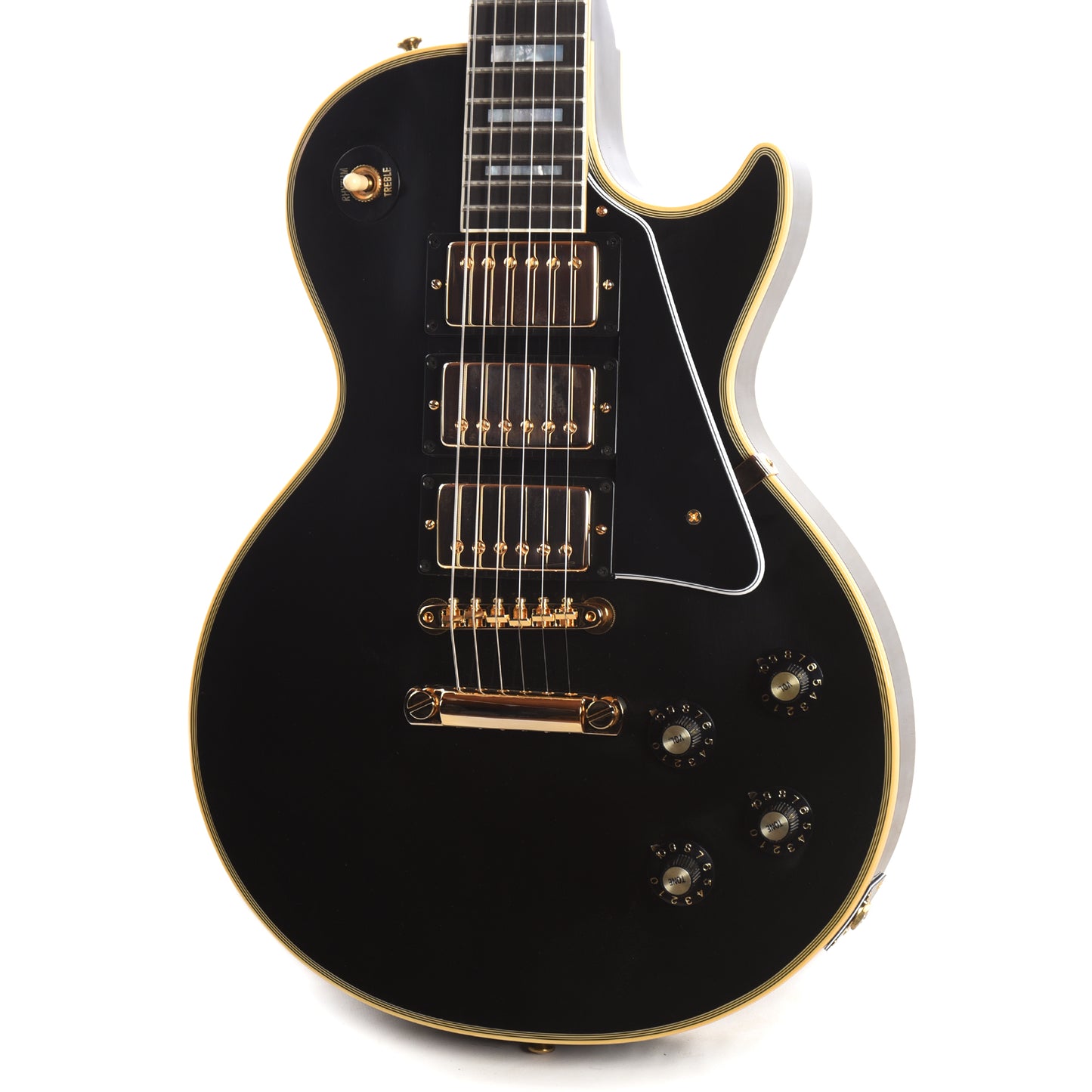 Gibson Custom Shop 1968 Les Paul Custom 3-Pickup "CME Spec" Ebony VOS w/Chambered Body Electric Guitars / Solid Body