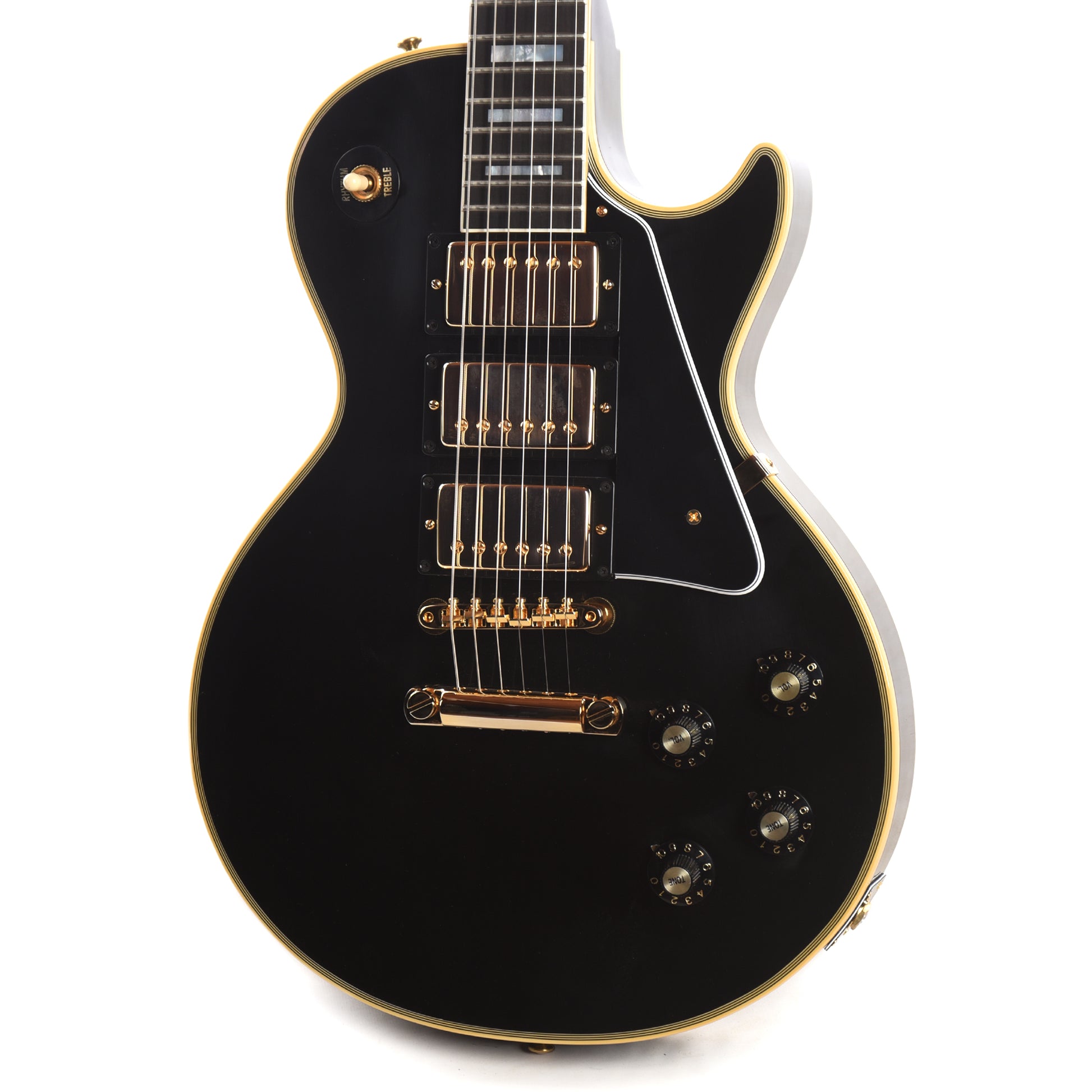 Gibson Custom Shop 1968 Les Paul Custom 3-Pickup "CME Spec" Ebony VOS w/Chambered Body Electric Guitars / Solid Body
