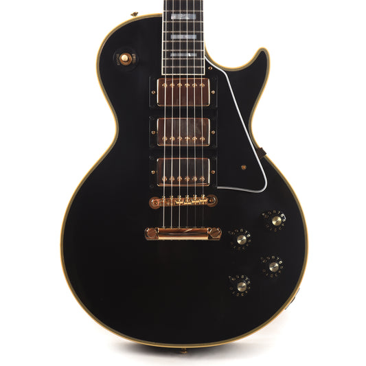Gibson Custom Shop 1968 Les Paul Custom 3-Pickup "CME Spec" Ebony VOS w/Chambered Body Electric Guitars / Solid Body