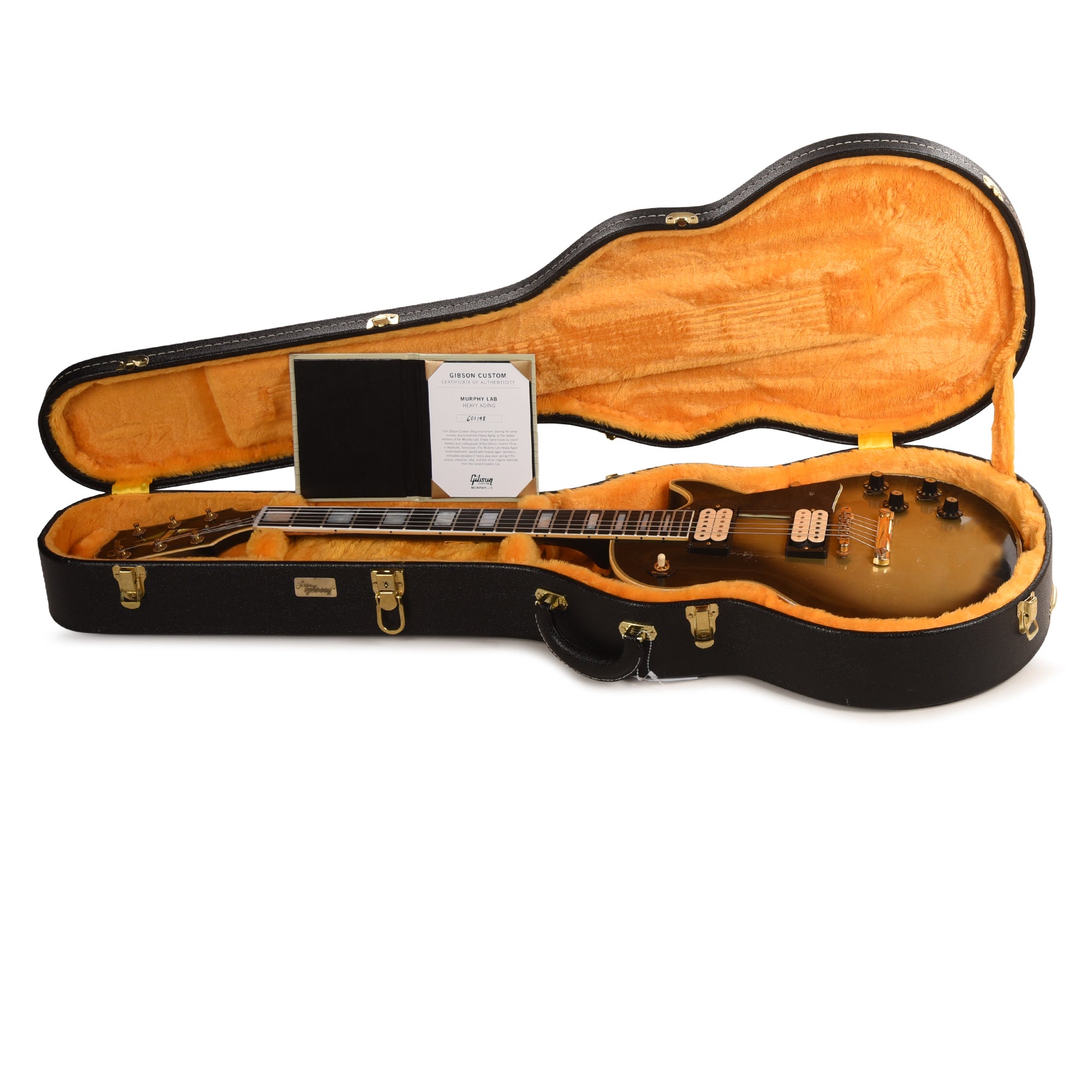 Gibson Custom Shop 1968 Les Paul Custom Antique Silverburst Murphy Lab Heavy Aged Electric Guitars / Solid Body