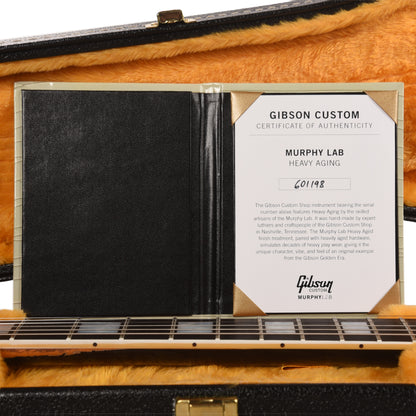Gibson Custom Shop 1968 Les Paul Custom Antique Silverburst Murphy Lab Heavy Aged Electric Guitars / Solid Body
